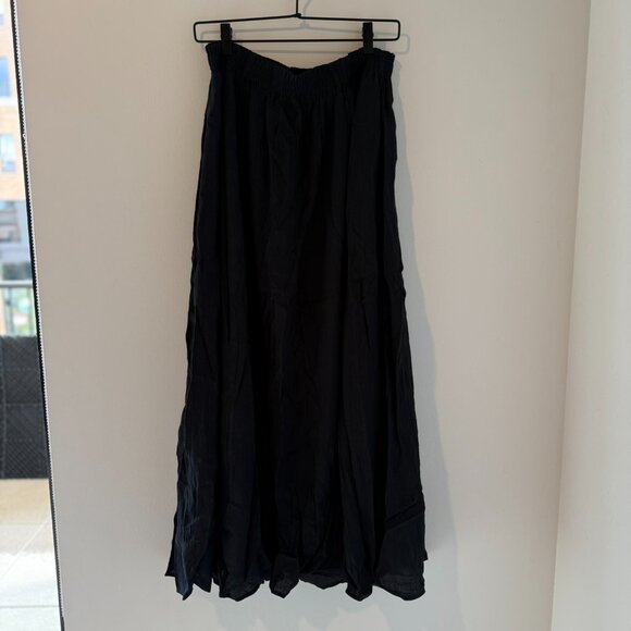 Abercrombie + Fitch Maxi Skirt | Size Large | Black - Picture 2 of 4